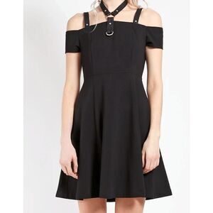 Tripp NYC Goth, Emo Nova off the shoulder dress in XS